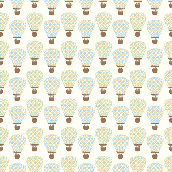 Kreatív retro forró levegő léggömb design pattern — Stock Vector