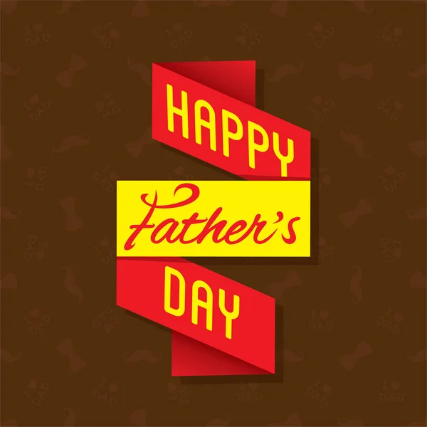 Babalar günün kutlu olsun. — Stok Vektör