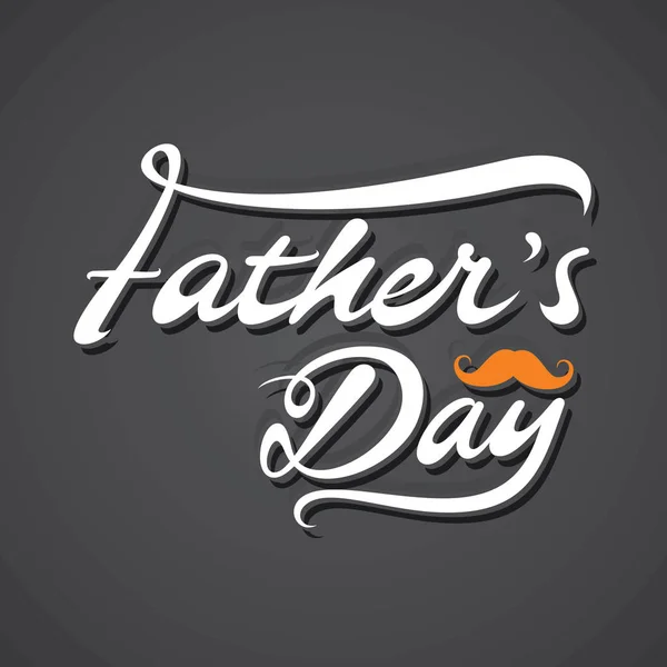 幸せな父親の日 — ストックベクタ