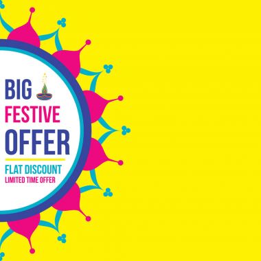 Diwali satış banner tasarımı