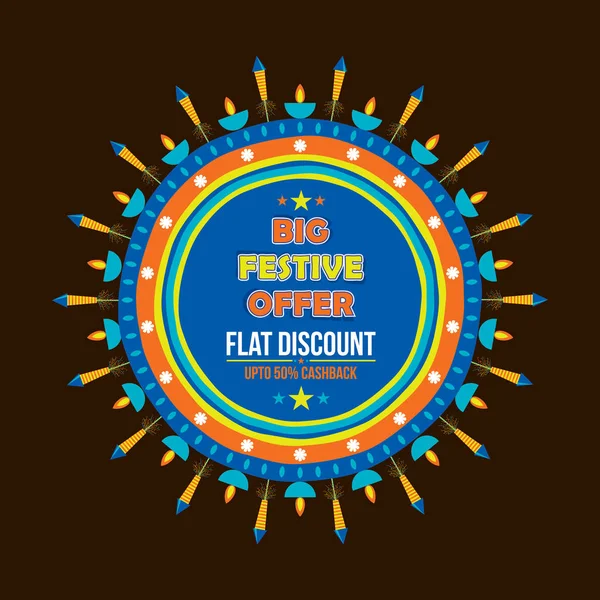 Diwali satış banner tasarımı