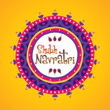 mutlu navratri tebrik tasarım