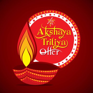  akshaya tritiya festival offer template clipart