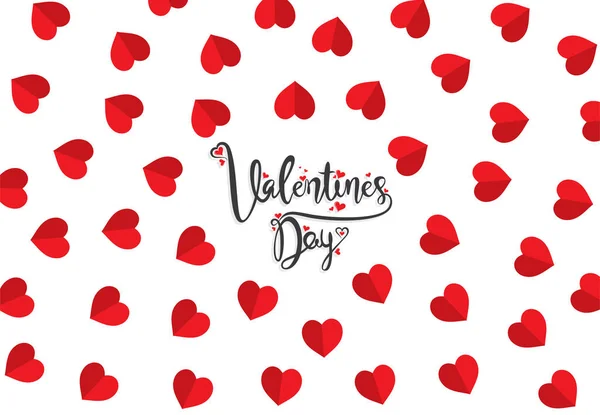 Felice giorno di San Valentino design saluto — Vettoriale Stock