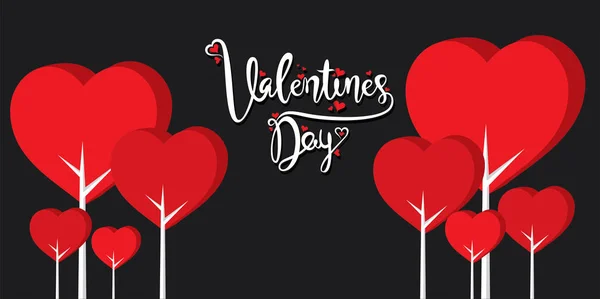 Felice giorno di San Valentino design saluto — Vettoriale Stock