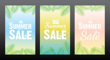 Yaz satış afiş tasarımı