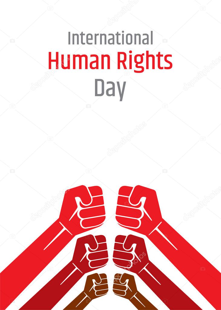 illustration of International Human Rights Day.