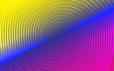 Minimum kapak ya da poster tasarımı. pembe renk yarım ton gradyan arkaplanı.