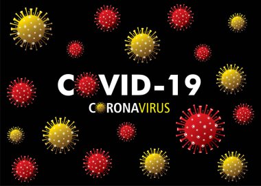 Siyah arka planda COVID 19 yazılıydı. WHO, Coronavirus hastalığına COVID adı verilen yeni bir resmi isim verdi