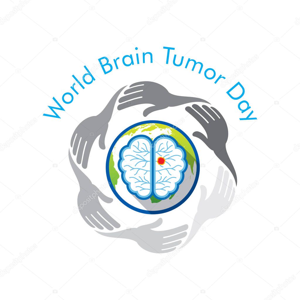 World Brain Tumor Day Vector Illustration. use for greeting card, poster and banner.