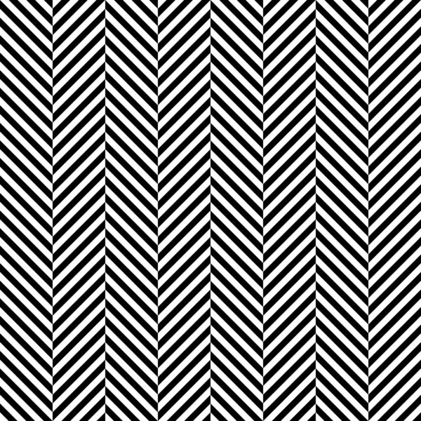 Gran Patrón Sin Costura Herringbone Blanco Negro — Vector de stock