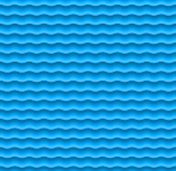 Fond d'onde sans couture dans les tons bleus. Géométrique . — Image vectorielle