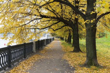 Sonbaharda Moskova, Moskova Nehri dolgu