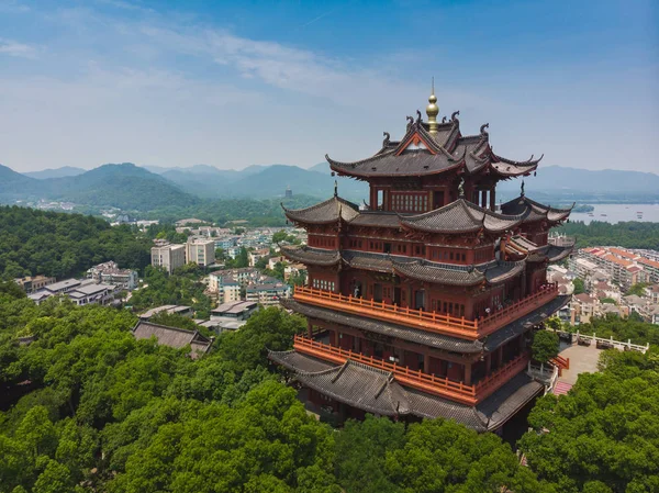 Chenghuang Pavilion Stock Photo