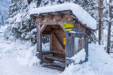 Avusturya otobüs durağı, kayak bölgesi Schladming-Dachstein, Dachste