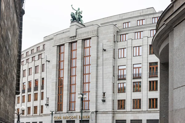 Tschechische Nationalbank Ceska Narodni Banka Aufbau Eines Öffentlichen Finanzinstituts Zentral — Stockfoto