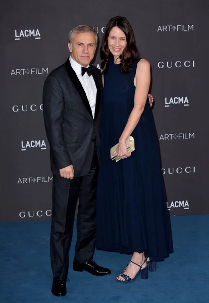 Christoph Waltz y Judith Holste — Foto de Stock