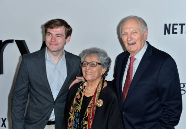 Alan Alda, Arlene Alda & Jake Alda Coffey