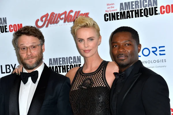 Seth Rogen, Charlize Theron & David Oyelowo — Foto Stock