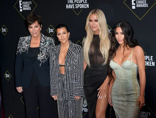 Kris Jenner, Kourtney Kardashian, Khloe Kardashian & Kim Kardashian — Stock fotografie