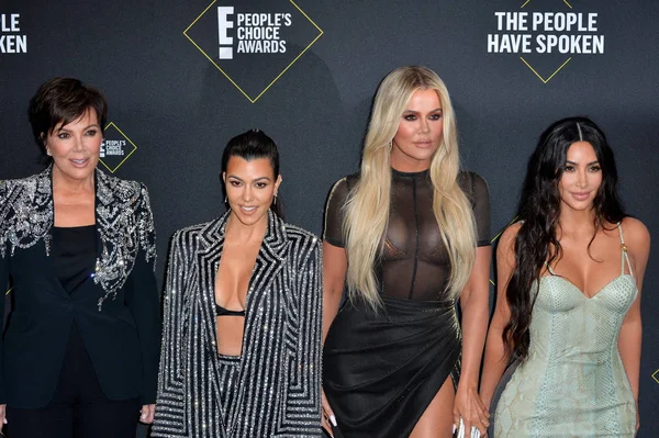 Kris Jenner, Kourtney Kardashian, Khloe Kardashian & Kim Kardashian — Stock fotografie