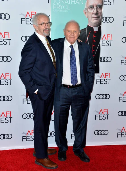 Sir Anthony Hopkins & Jonathan Pryce — Stock Photo, Image