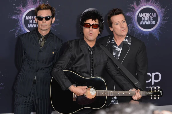 Mike Dirnt, Billie Joe Armstrong, Tre Cool & Green Day — Stock Photo, Image