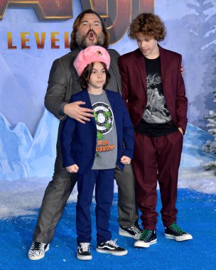 Los Angeles, Usa. 10 Aralık 2019: Jack Black, Thomas David Black & Samuel Jason Black 
