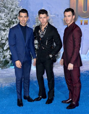 LOS ANGELES, USA. December 10, 2019: Joe Jonas, Nick Jonas & Kevin Jonas  at the world premiere of 