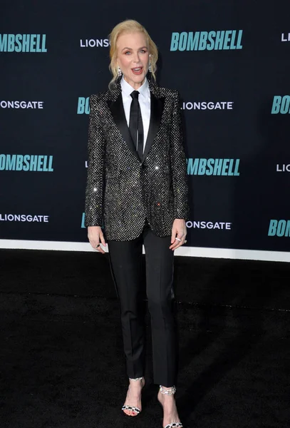 stock image LOS ANGELES, USA. December 11, 2019: Nicole Kidman at the premiere of 