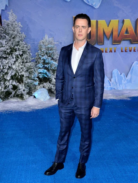 Los Ángeles Diciembre 2019 Colin Hanks Estreno Mundial Jumanji Próximo — Foto de Stock