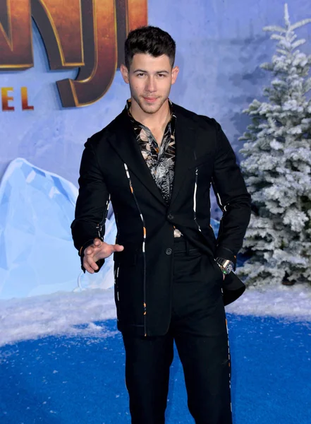 Los Ángeles Diciembre 2019 Nick Jonas Estreno Mundial Jumanji Próximo —  Fotos de Stock