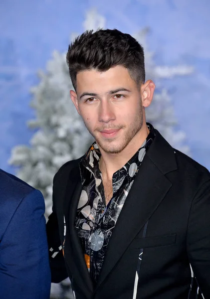 Los Angeles Usa Prosince 2019 Nick Jonas Světové Premiéře Jumanji — Stock fotografie