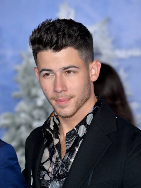 Los Angeles Usa Prosince 2019 Nick Jonas Světové Premiéře Jumanji — Stock fotografie