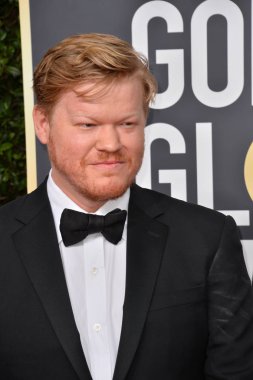 Los Angeles, Usa. Ocak 06, 2020: Jesse Plemons, Beverly Hilton Oteli 'ndeki 2020 Altın Küre Ödülleri' ne geliyor.