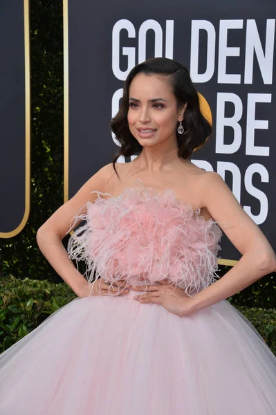 Los Angeles Usa January 2020 Sofia Carson Arriving 2020 Golden — Stock Photo, Image