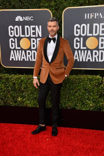 Los Angeles Usa Januari 2020 Gibson Arriveert 2020 Golden Globe — Stockfoto