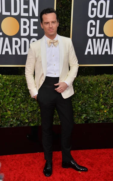 Los Angeles Usa Januari 2020 Andrew Scott Arriveert Bij Golden — Stockfoto