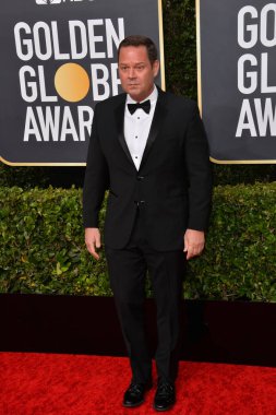 Los Angeles, Usa. Ocak 06, 2020: Kevin J. Messick, Beverly Hilton Otel 'deki 2020 Altın Küre Ödülleri' ne geliyor.