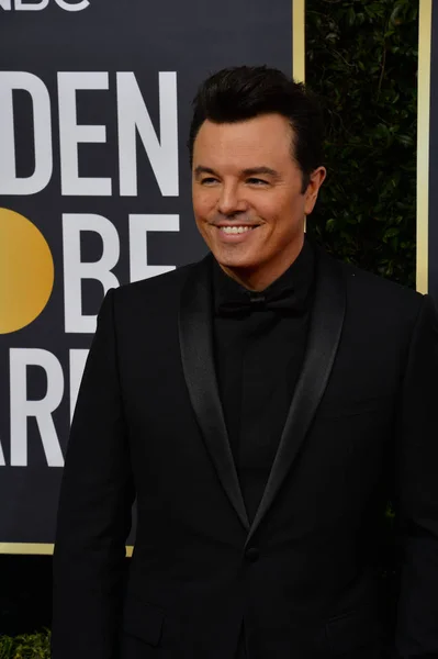 Los Angeles Usa Ledna 2020 Seth Macfarlane Přijíždí Hotelu Beverly — Stock fotografie