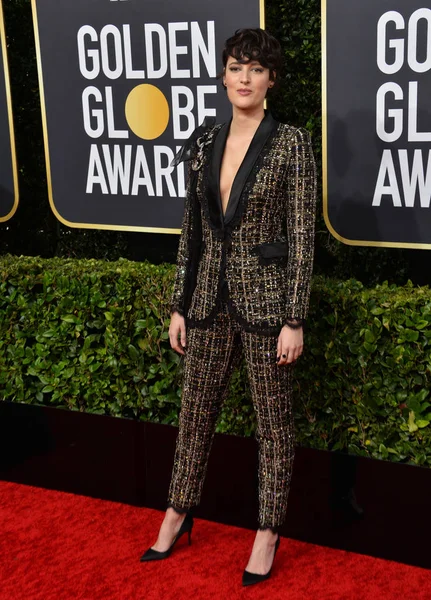 Los Ángeles Enero 2020 Phoebe Waller Bridge Llega Los Premios — Foto de Stock