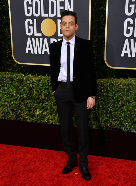 Los Angeles, Usa. 6 Ocak 2020: Rami Malek, Beverly Hilton Oteli 'ndeki 2020 Altın Küre Ödülleri' ne geliyor.
