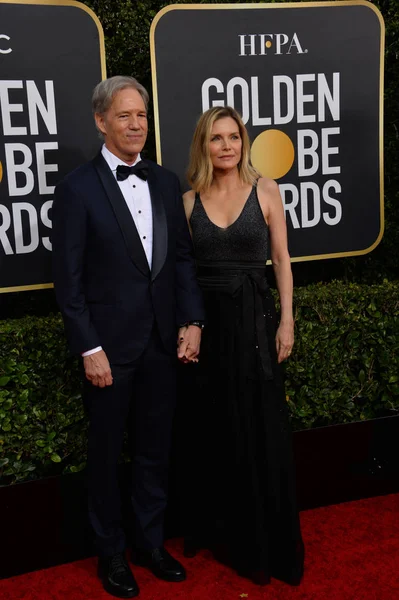 Los Ángeles Enero 2020 David Kelley Michelle Pfeiffer Llegan Los — Foto de Stock