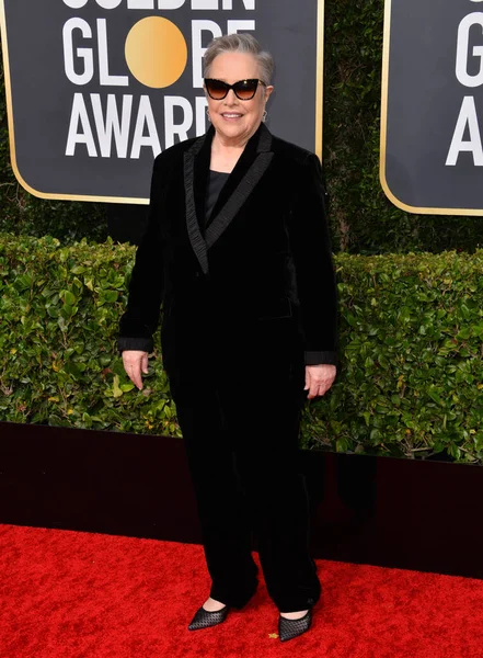 Los Ángeles Enero 2020 Kathy Bates Llega Los Premios Globo — Foto de Stock