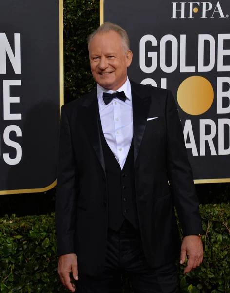 Los Ángeles Enero 2020 Stellan Skarsgard Llega Los Premios Globo — Foto de Stock