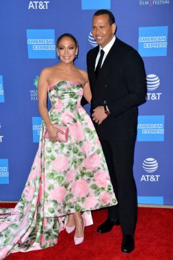 Palm Springs03, 2020: Jennifer Lopez & Alex Rodriguez Palm Springs Uluslararası Film Festivali Gala 'sında