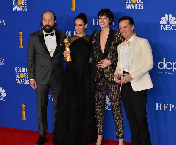 Los Angeles Usa Januari 2020 Brett Gelman Sian Clifford Phoebe — Stockfoto