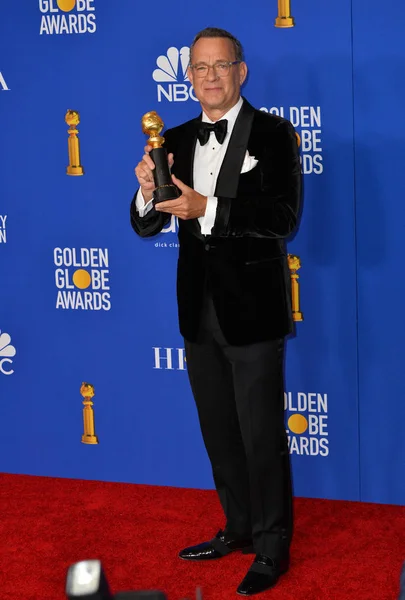 Los Ángeles Enero 2020 Tom Hanks Sala Prensa Los Premios — Foto de Stock