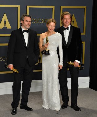 Joaquin Phoenix, Renee Zellweger & Brad Pitt