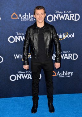 Los Angeles, Ca: 18, 2020: Tom Holland El Capitan Tiyatrosu 'nda 